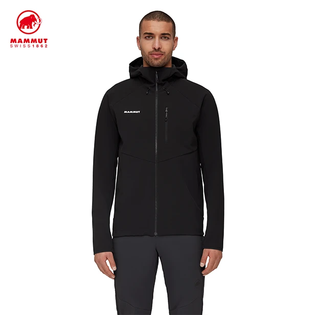 Mammut/猛犸象Ultimate Comfort男士连帽防风防泼水软壳夹克上衣