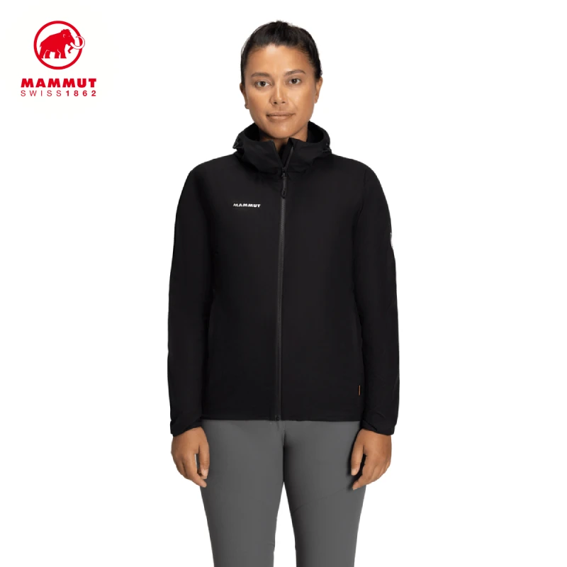 Mammut/猛犸象Granite 轻量女士户外防风防泼水软壳连帽夹克外套