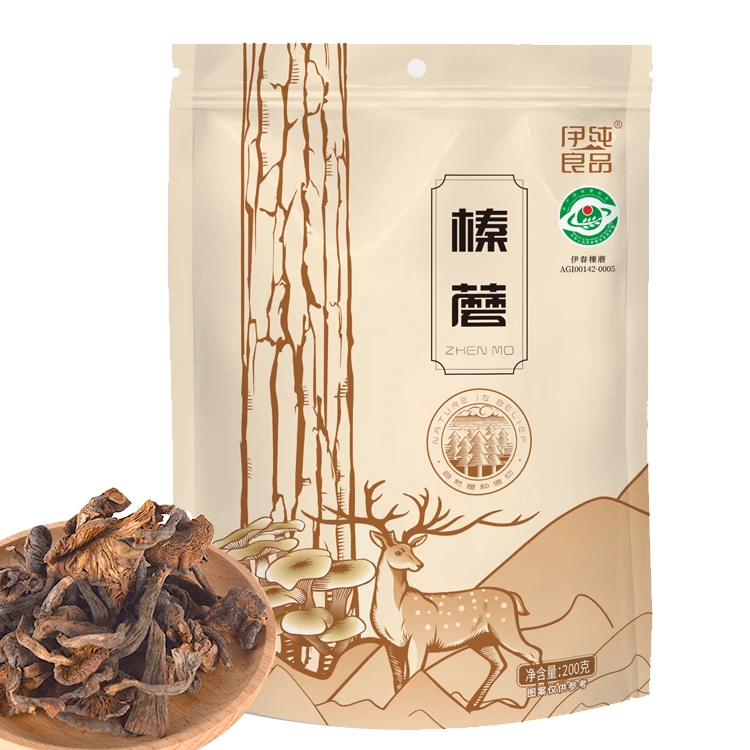 伊纯良品东北特产榛蘑干货小鸡炖蘑菇新货无根蘑菇丁200g无硫磺