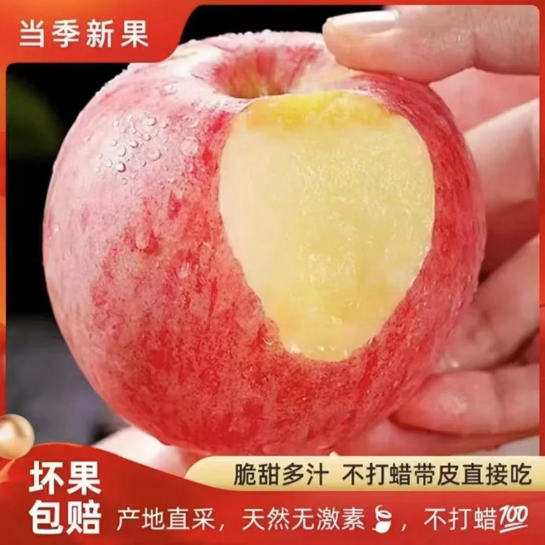 【坏果包赔】果园直发红富士苹果产地现摘现发脆甜坏果包赔