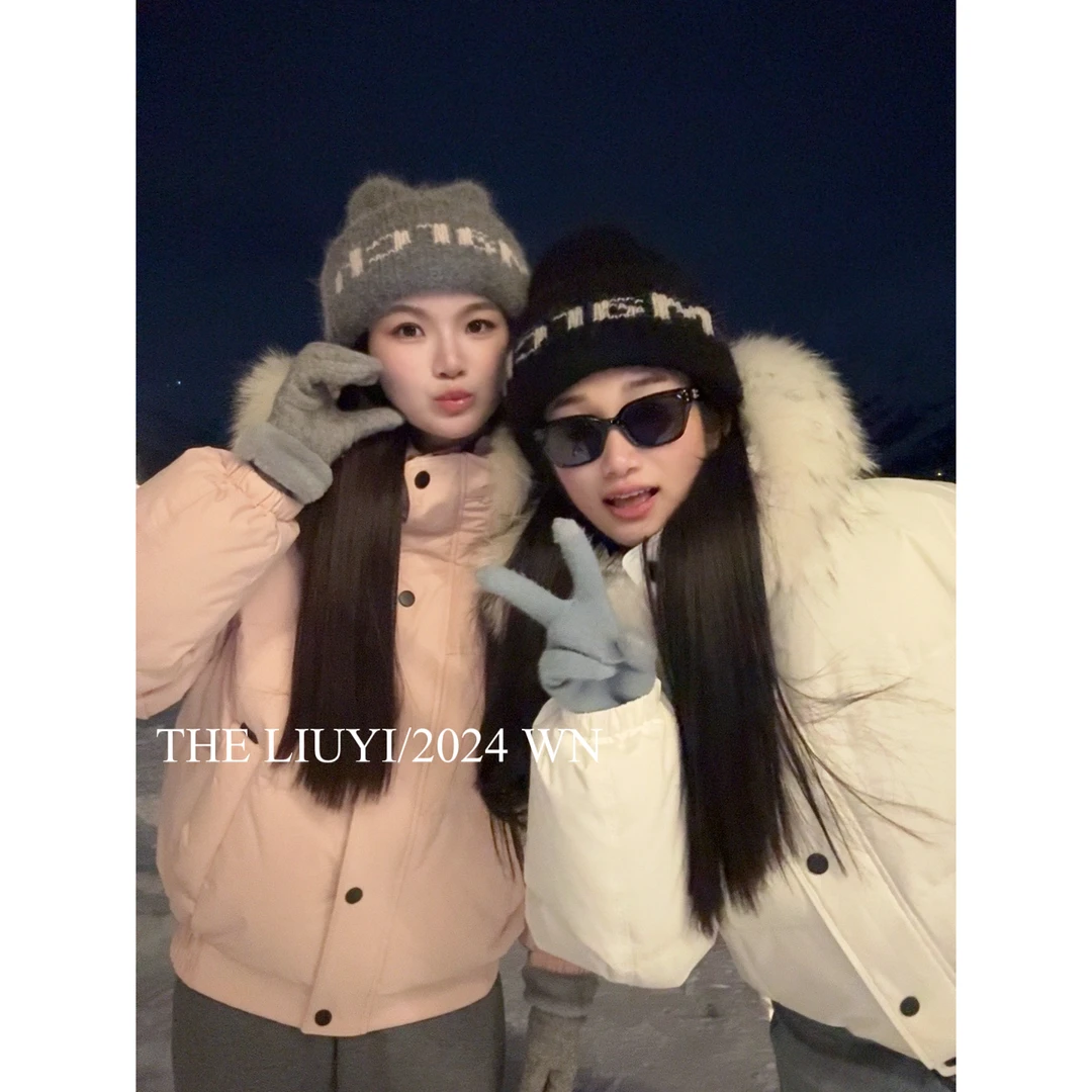 【LIUYI】兔毛混纺字母针织帽6814