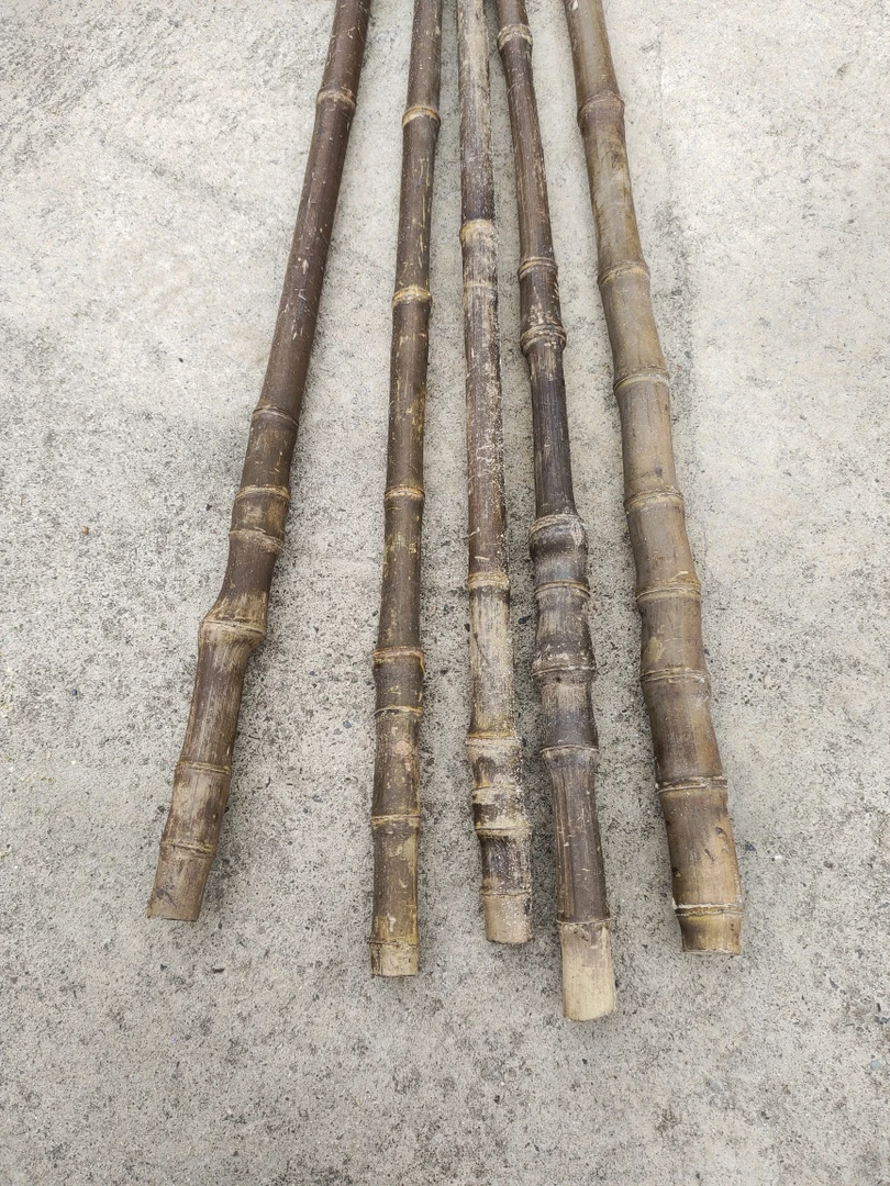 实心玉竹文玩把件，