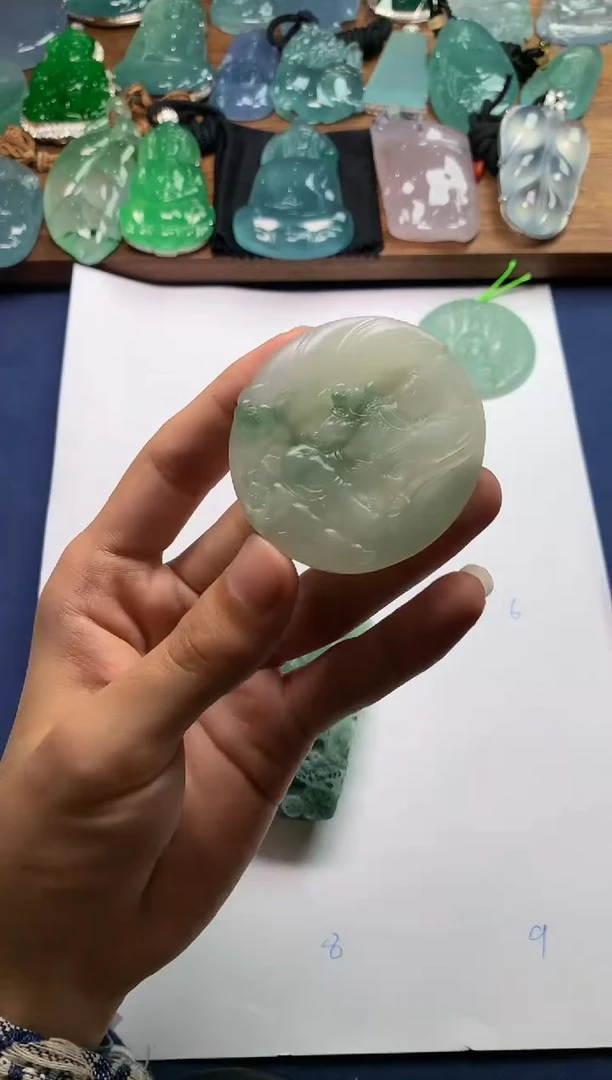 【闪购商品】定制翡翠未镶嵌3950毛货不退不换