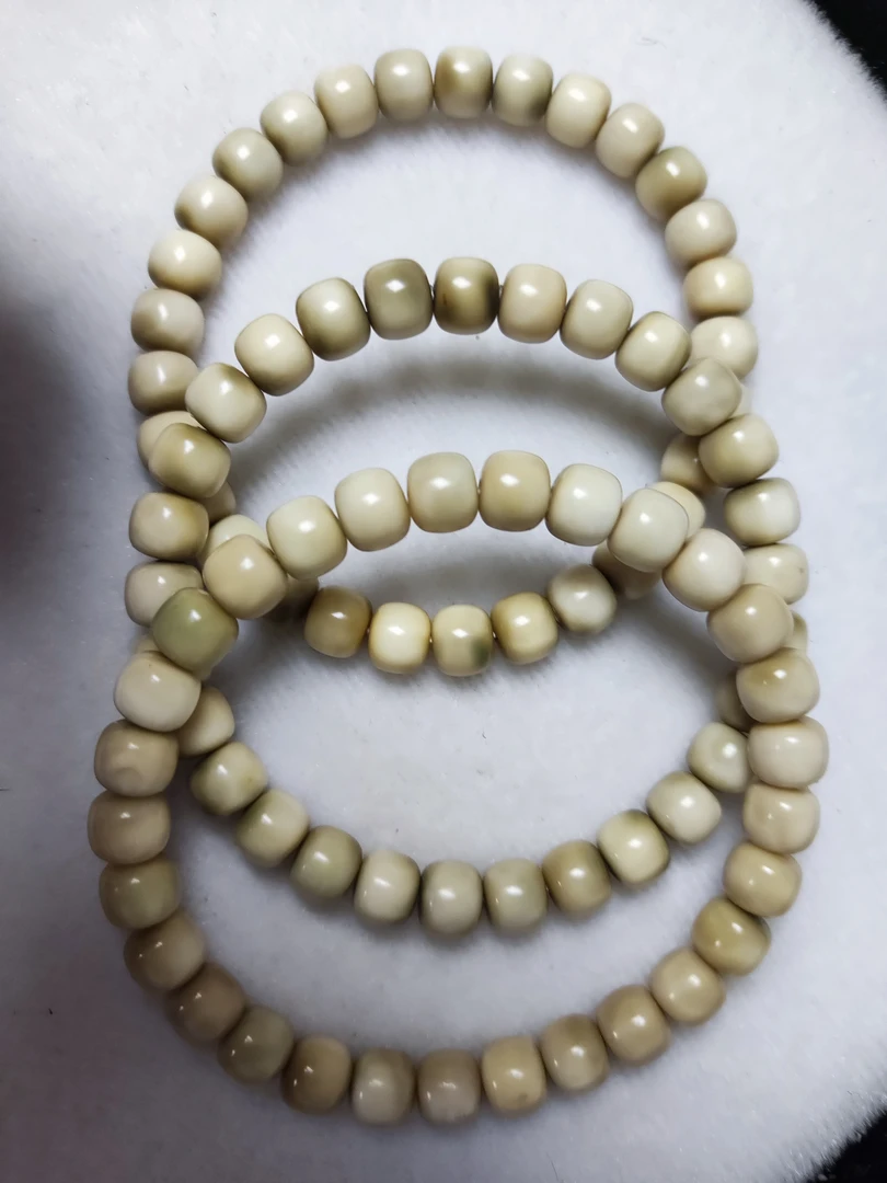 星月菩提龙脊菩提老型8*7糯冰单圈手串