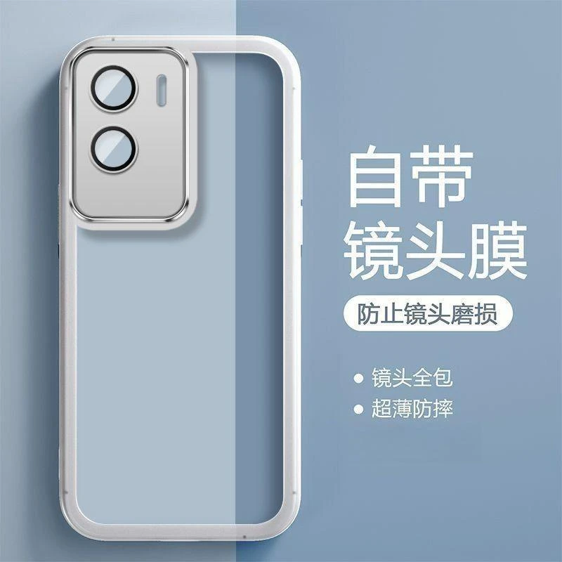 适用IQOOneo9手机壳全包简约纯色iqoo透明防摔软超薄保护套