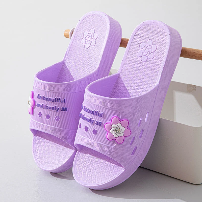 新款拖鞋女士外穿夏季防滑韩版镂空透气厚底软底居家妈妈鞋