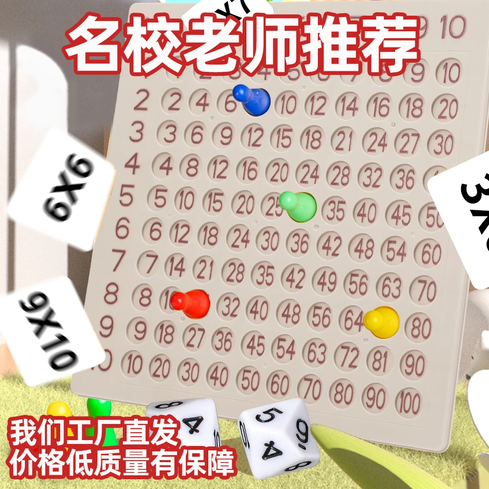 九九乘法口诀表二年级背诵神器教具挂墙99卡片小学生数学公式启蒙