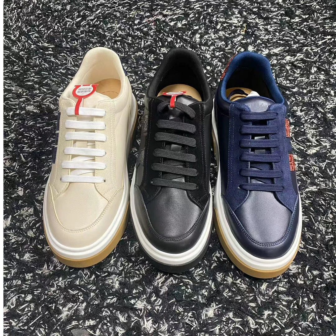 Sweet DD男款三色皮质休闲板鞋