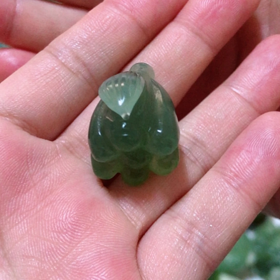 【闪购商品】蛇纹石玉把件未镶嵌