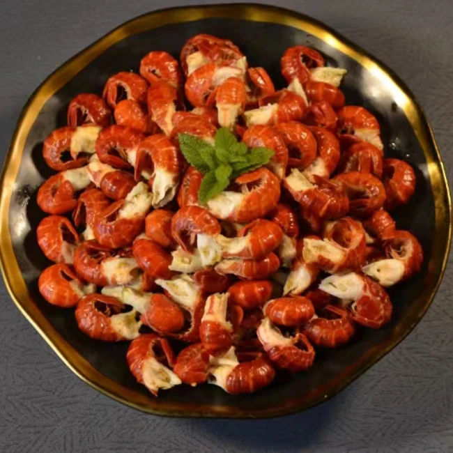 亿杰龙虾尾（一级）湖北龙虾尾净重无冰衣批发整箱方便食用美味好吃