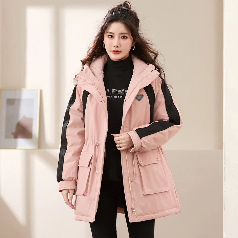 大码女装羽绒服200斤胖妹妹冬装洋气时尚派克服胖mm宽松显瘦外套