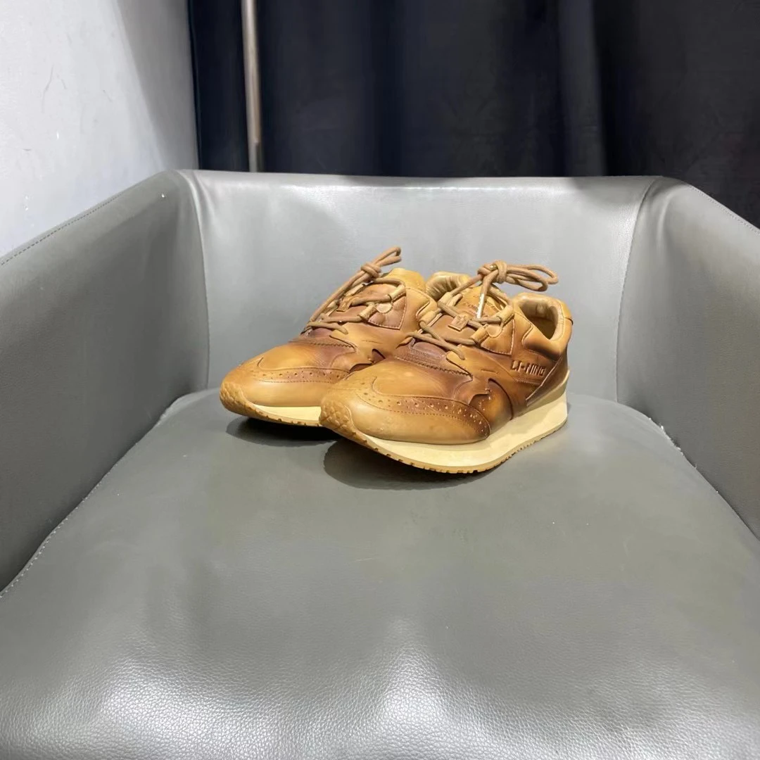 捡漏42码全新 李宁1990真皮男装休闲鞋1299秒杀！球鞋