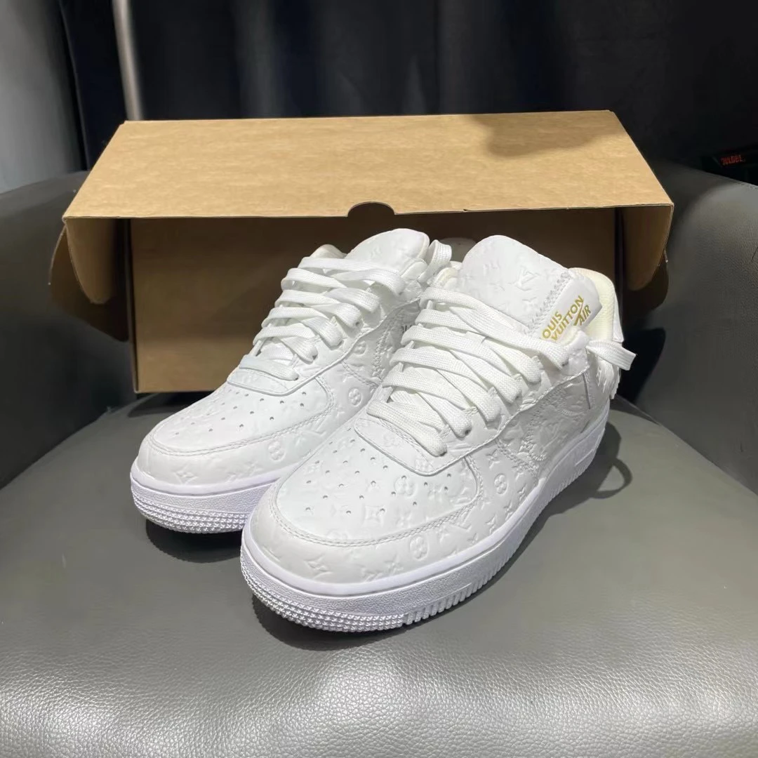 全新6码 lv af1 白色全新无瑕疵29999秒杀球鞋
