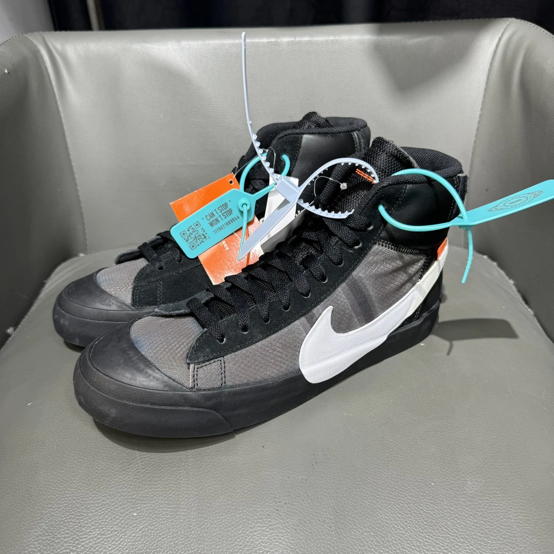 全新42.5码 ow blazer 南瓜黑白2499秒杀！平台3399