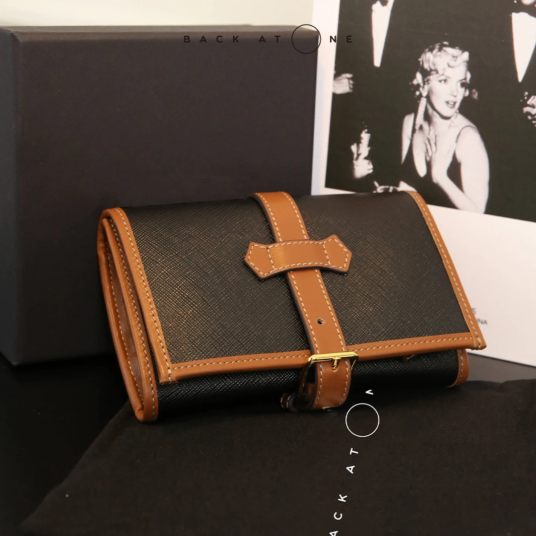 首饰盒/箱 BackAtOne   “幸福小卷”首饰收纳包皮夹 BES-8FM107J-K