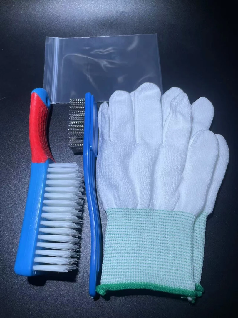 文玩纳米刷钢丝刷猎鬃毛刷保养打底清理工具金刚核桃刷多功能刷子