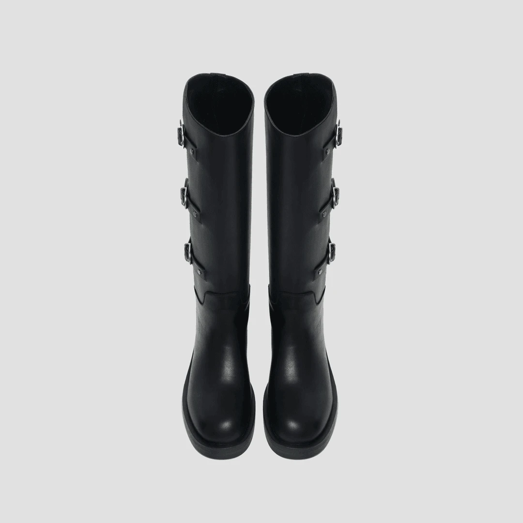 ANNENONO 2024设计师品牌早秋新品中筒靴秋冬时尚