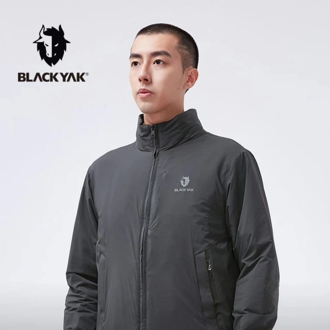 BLACKYAK/布来亚克 秋冬男士商务休闲轻便立领宽松保暖棉服