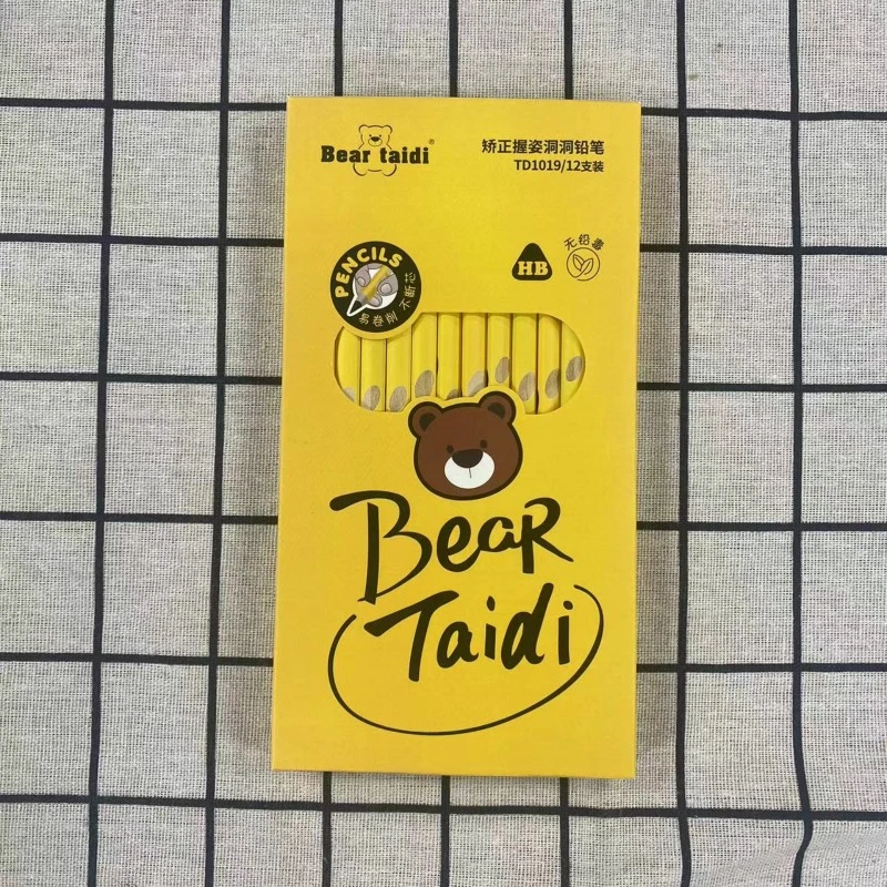 bear taidi泰迪熊矫正握姿洞洞铅笔