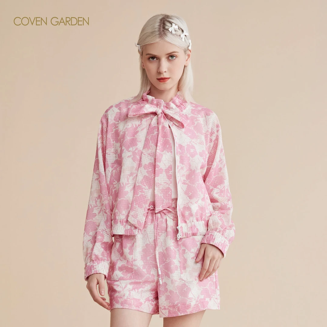 COVEN GARDEN/哥文花园 碎花格纹印花短外套 CLC2041198