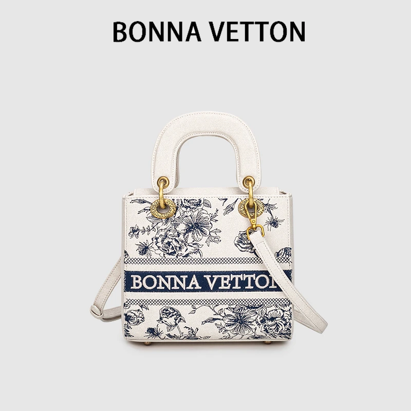 BONNA VETTON时尚百搭潮流斜跨包小众女士气质单肩包