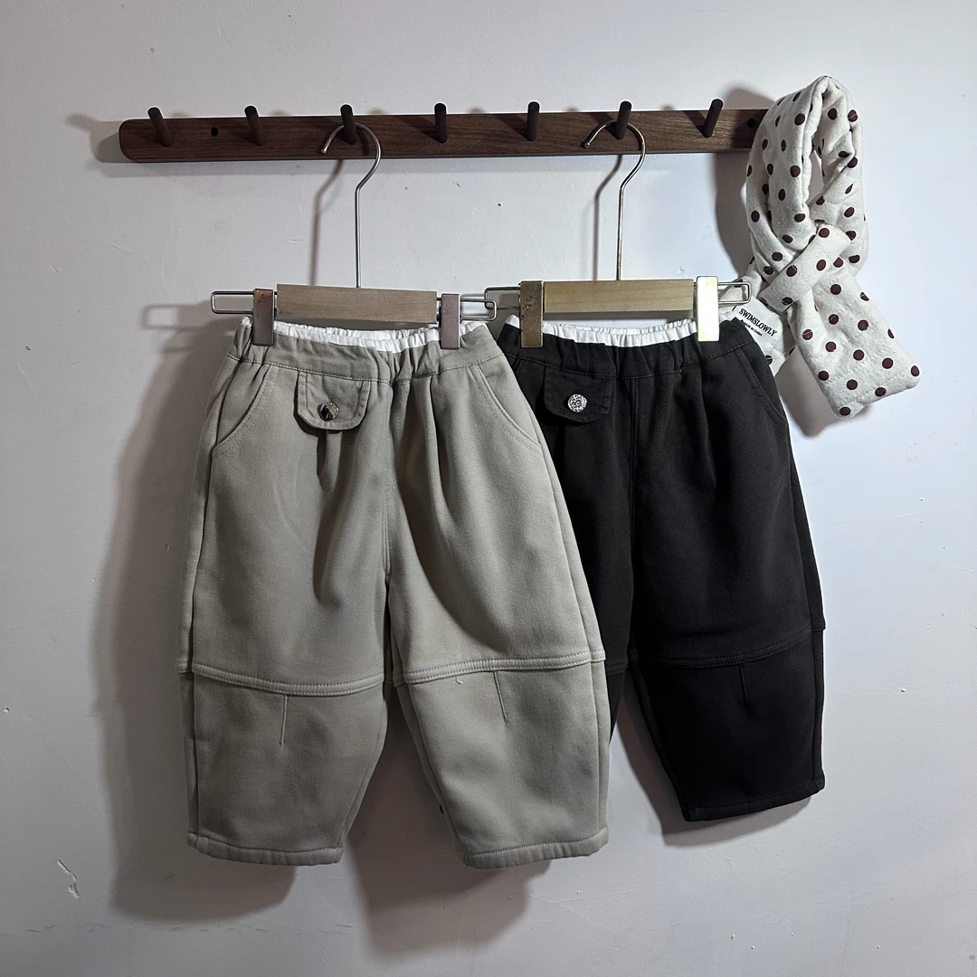 （现货）儿童韩版305工装牛仔裤