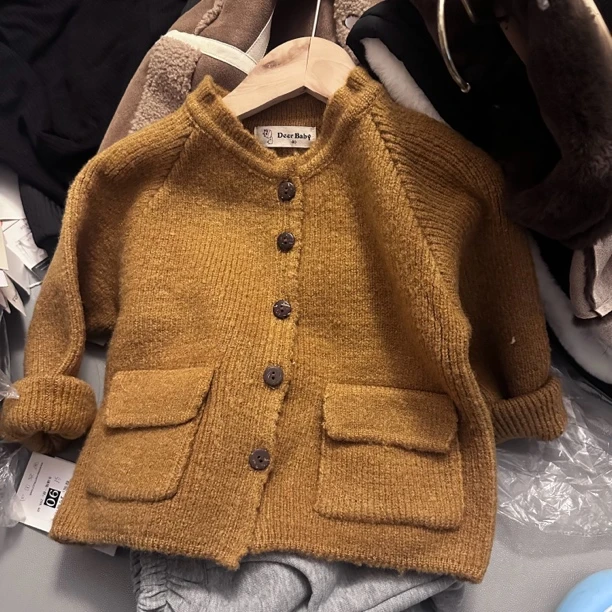 （现货）韩版黄色毛衣