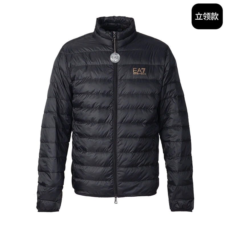 Ea7 Emporio Armani男士秋冬新款轻薄羽绒服户外休闲时尚拉链外套