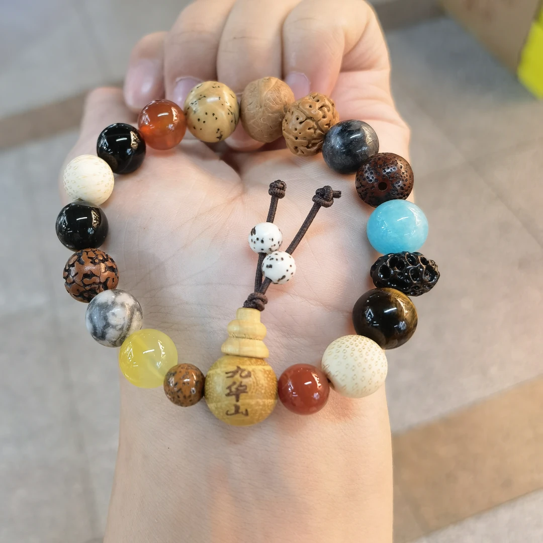 九华山款手串 十八籽手串 男女通用菩提子