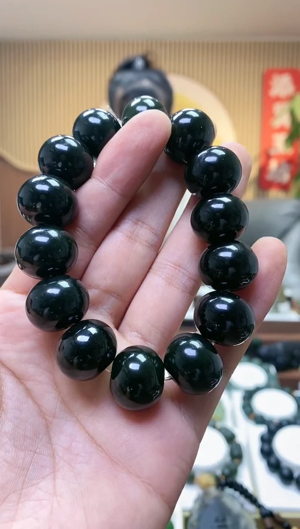 【闪购商品】和田玉（碧玉）手串未镶嵌多样性随机发一
