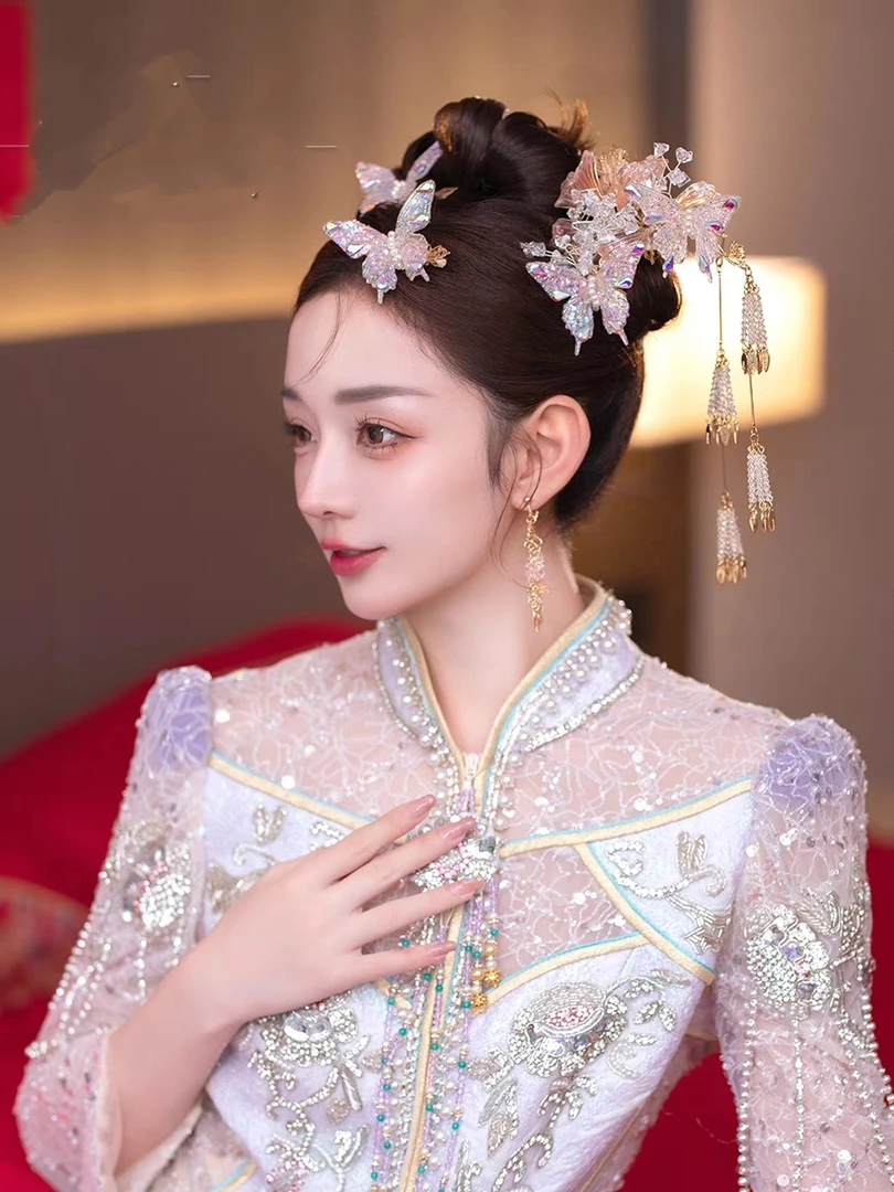 阿幸饰品新款新中式新娘头饰U001