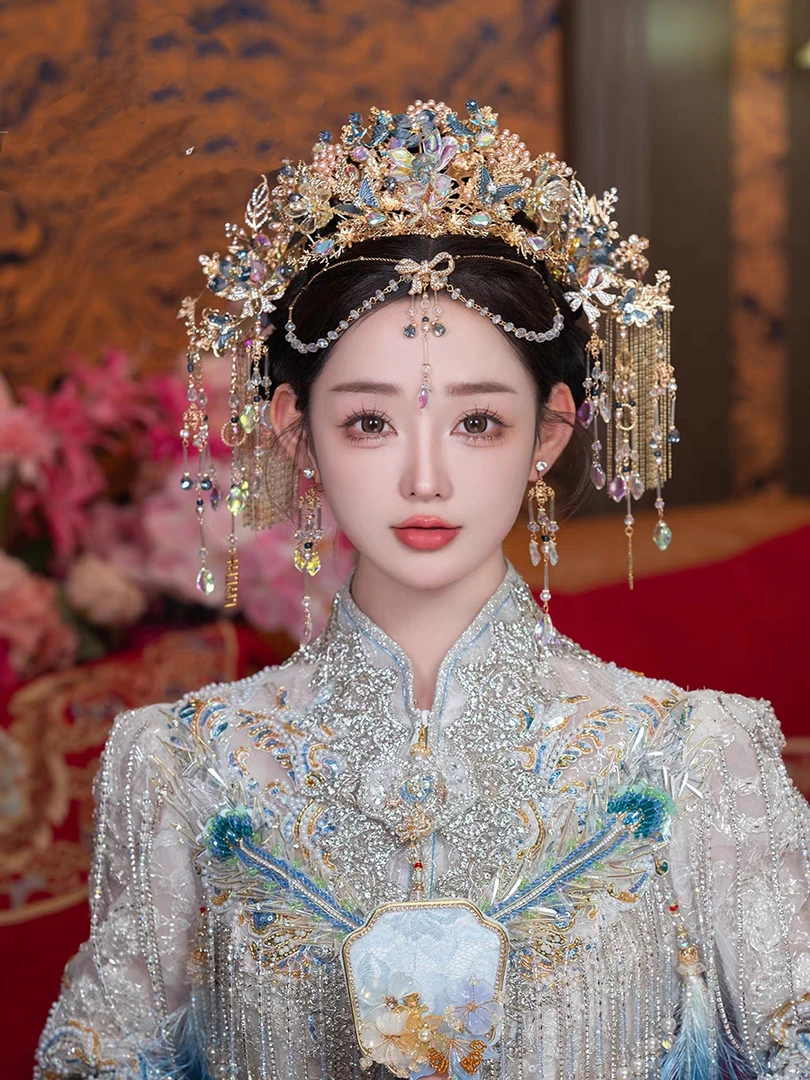 金色古装413新娘发饰