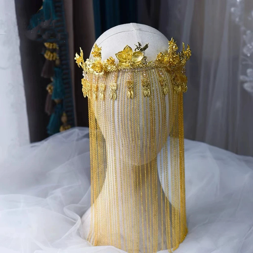 新款秀禾面帘头饰46771