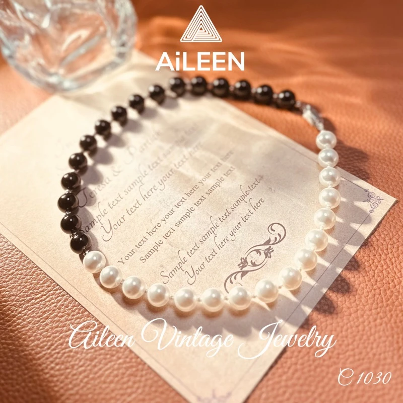 铜合金 树脂 C1030 法【奥黛丽】AiLeeN爱琳 项链