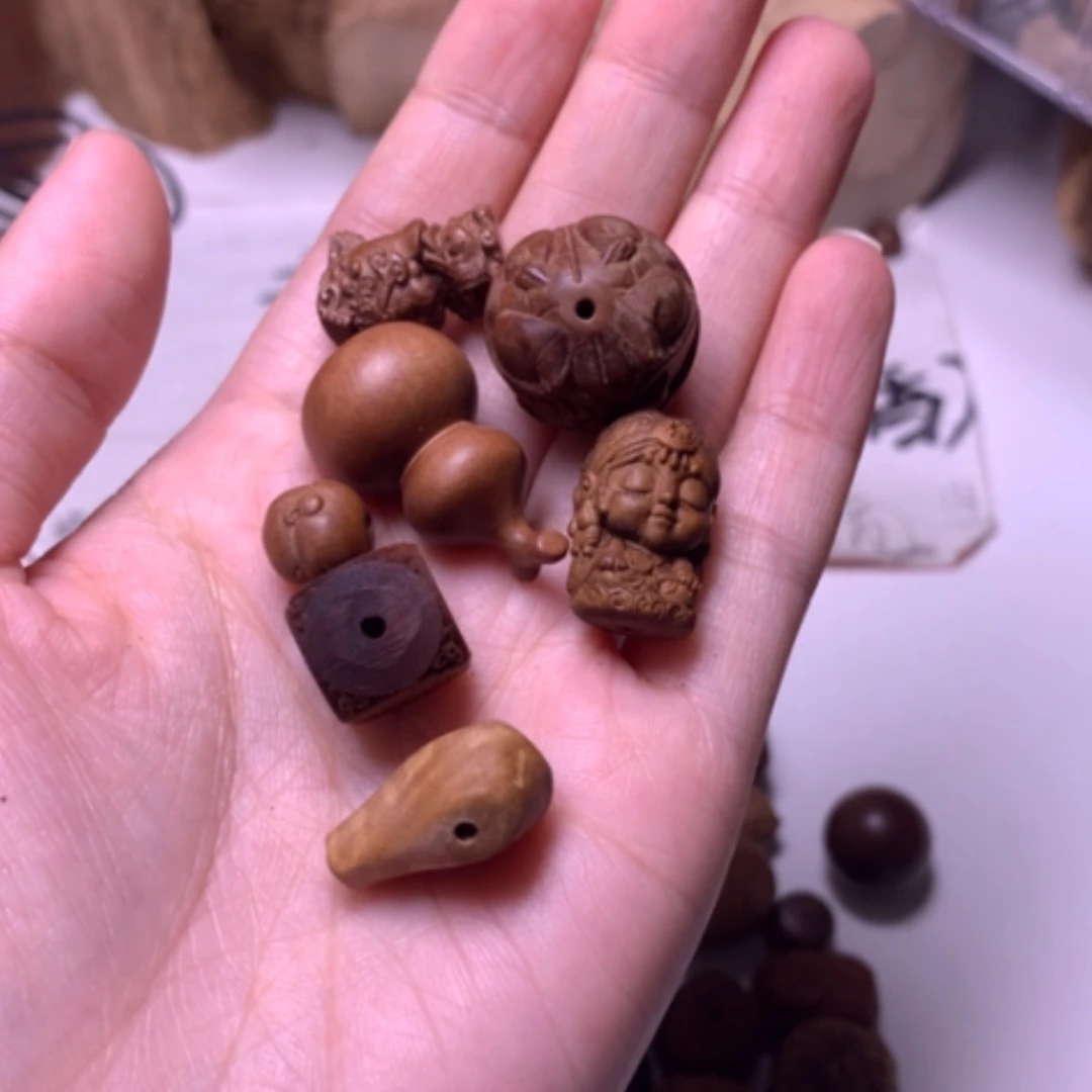 【闪购商品】檀香木无事牌檀香一堆配饰4