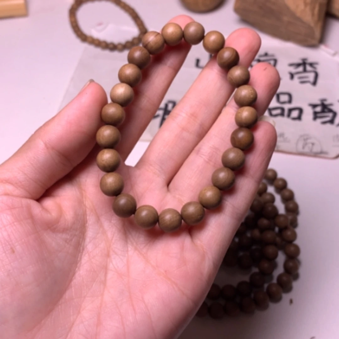 【闪购商品】檀香木手串/手链老山檀香0.8单圈瑕疵