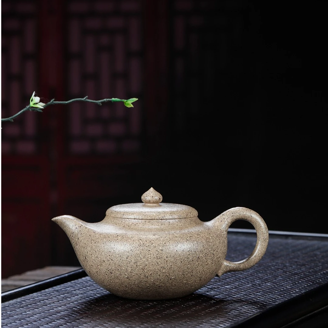 黄龙山原矿16目龙背淘砂—云华壶