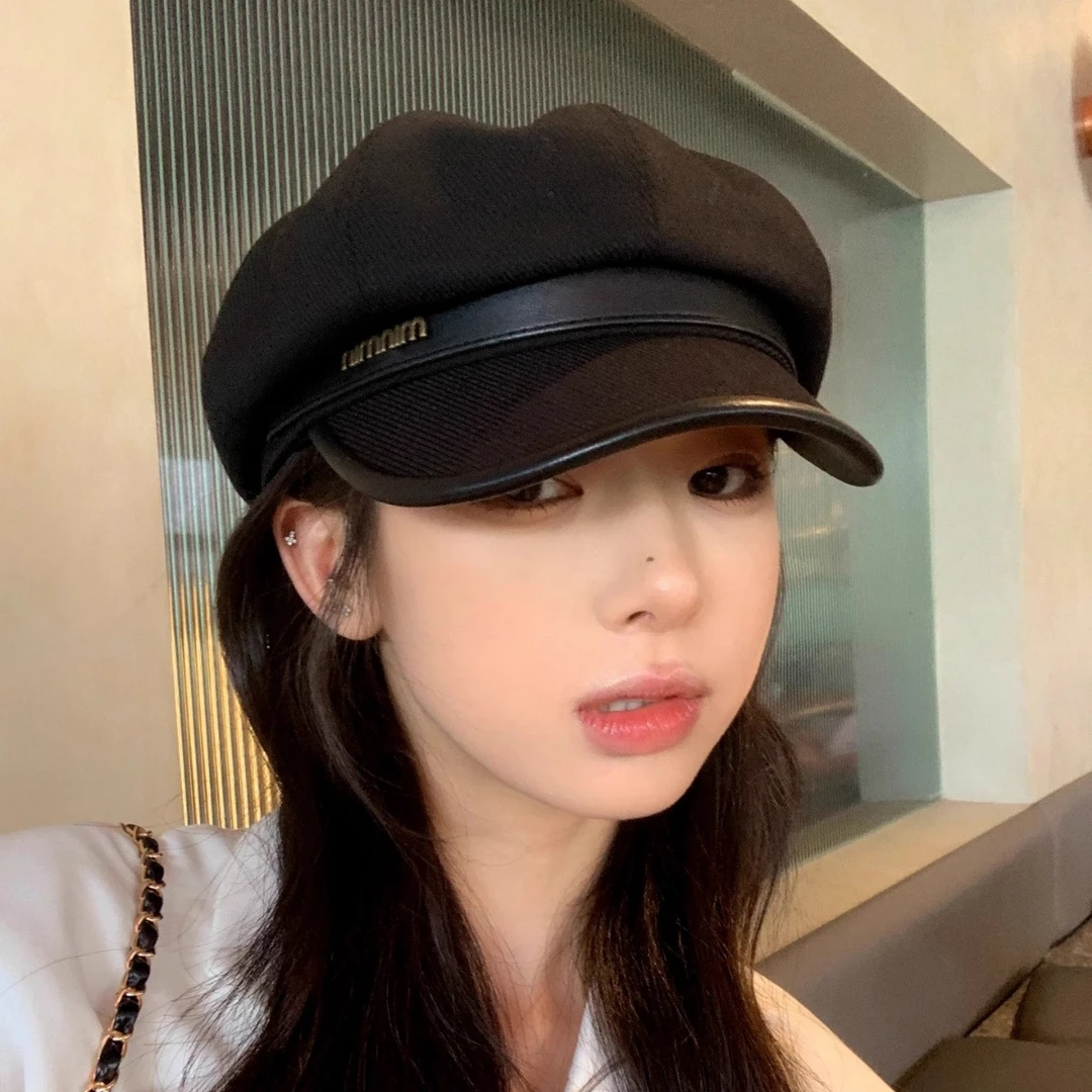 秋冬贝雷八角帽复古美拉德风韩版帽新款气质显脸小日系网红贝雷帽