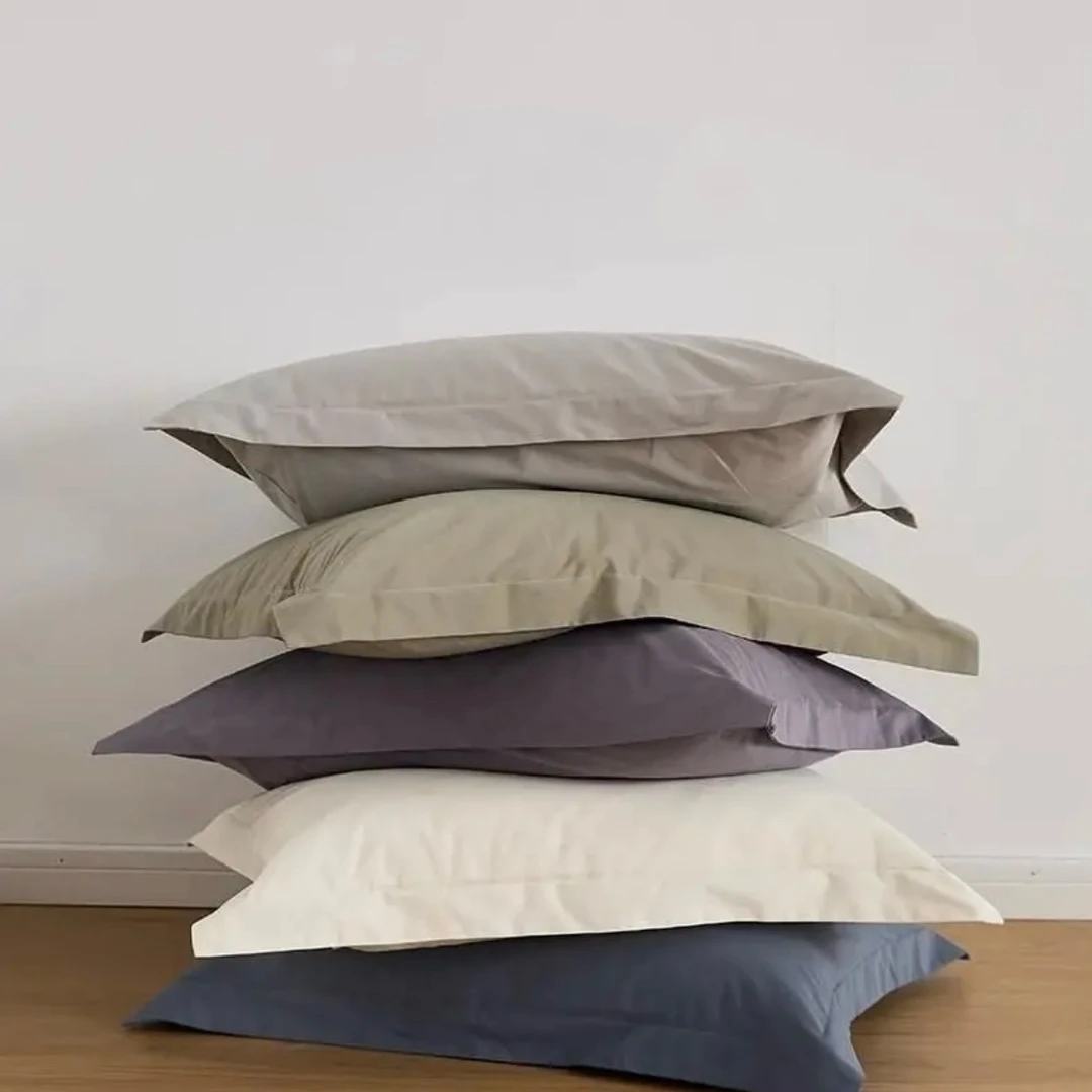 【新疆包邮】枕套一对 孤品四季可用 48*74CM 舒适柔软亲肤简约（涵）
