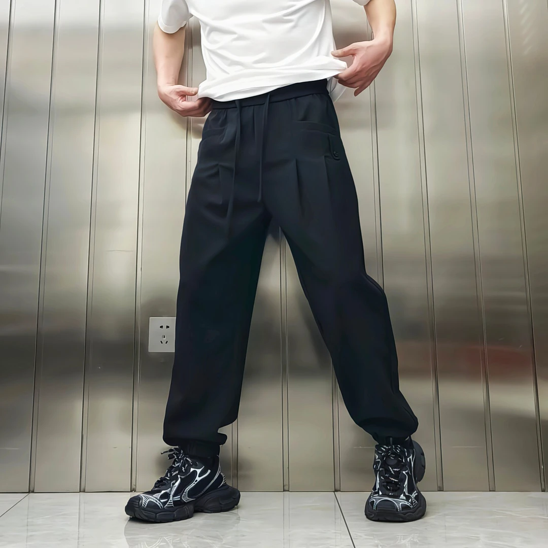 夏季百搭麻料休闲裤