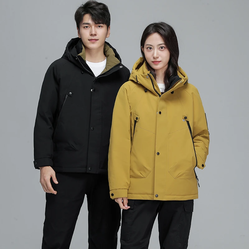 海澜优选▪情侣户外90羽绒服 保暖防寒休闲运动户外连帽羽绒服