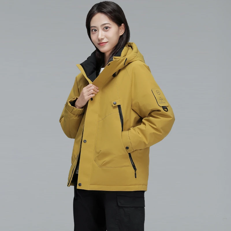 情侣款运动户外保暖鸭绒防寒运动户外上衣防寒羽绒服20199