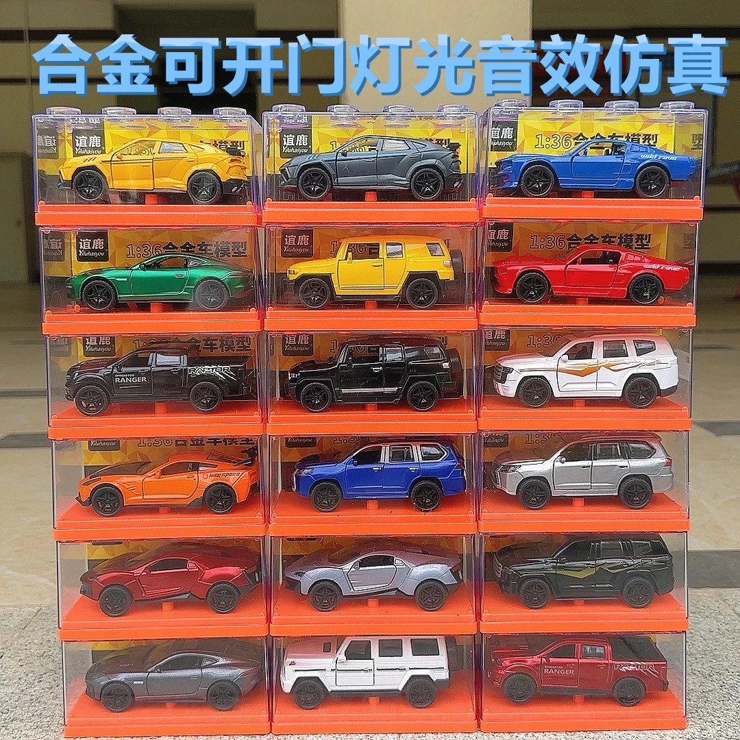 可开门合金汽车大G耐撞耐摔跑车越野车回力模型儿童玩具礼物3-6