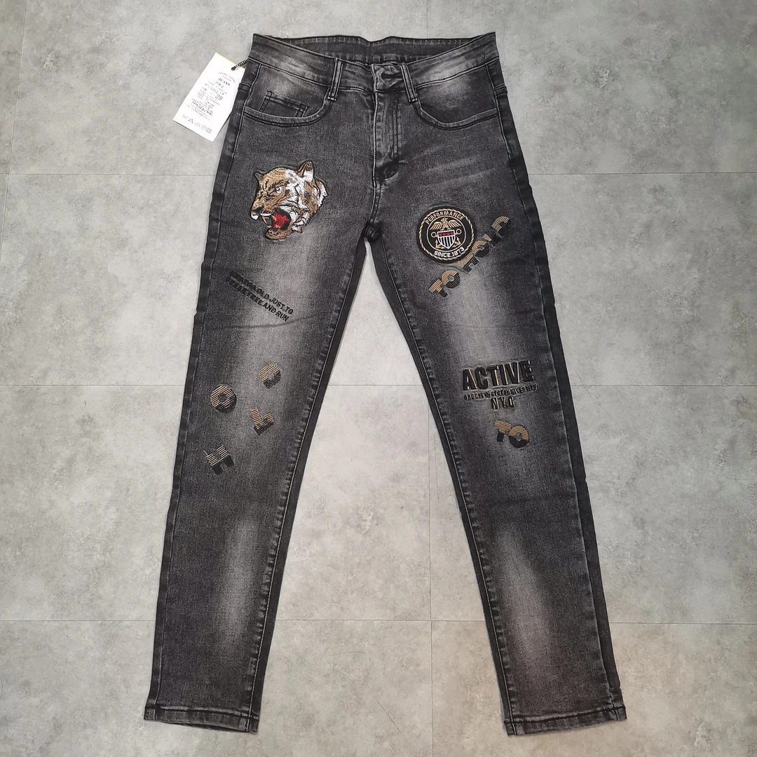 绣花牛仔休闲个性时尚潮流