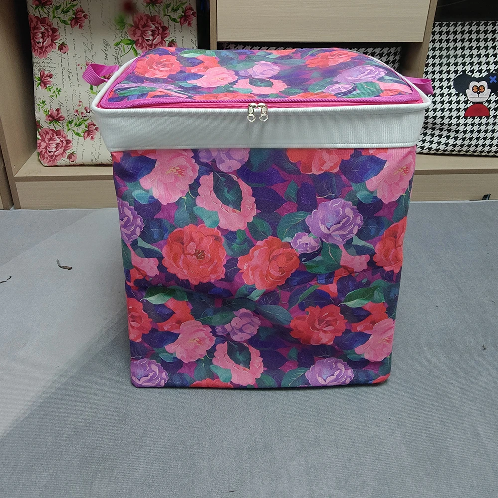 120L大号收纳家拉链衣物收纳箱搬家被子衣柜储物整理