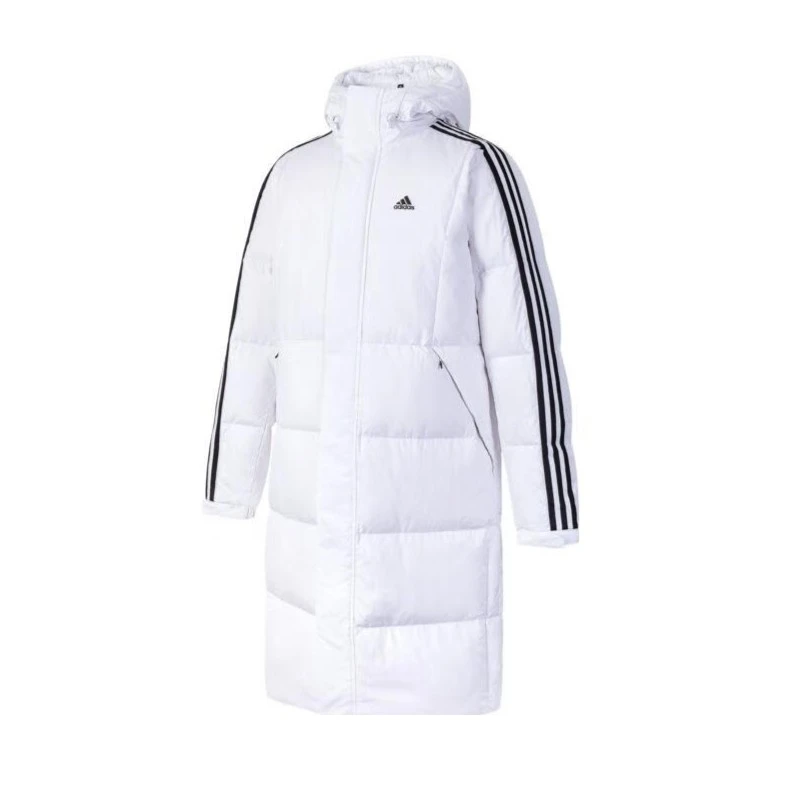 adidas阿迪达斯男女款3S LONG DOWN J休闲舒适百搭羽绒服 IT8713
