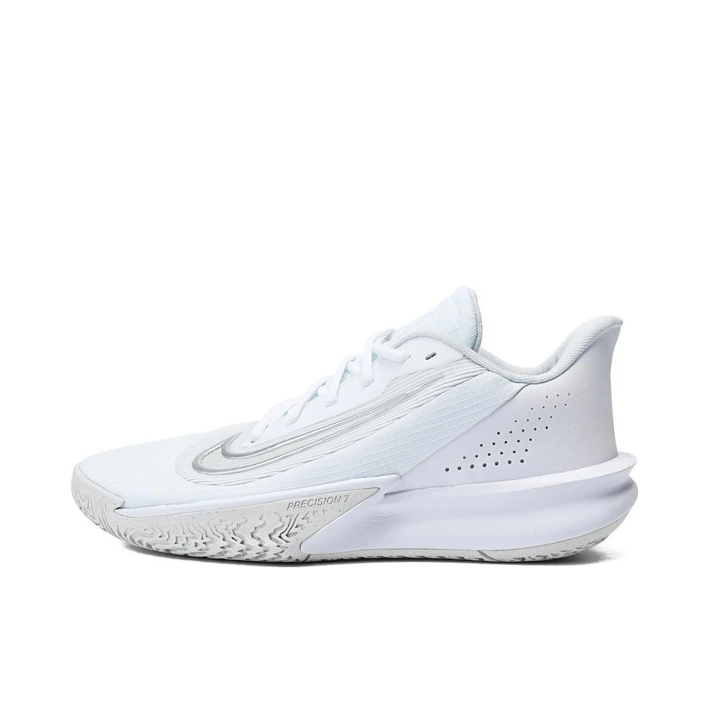 NIKE耐克男子PRECISION VII玩球穿搭低帮实战篮球鞋FN4322-100