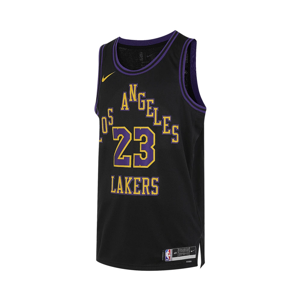 NIKE耐克男款观赛搭子SWGMN洛杉矶湖人詹姆斯球衣背心DX8506-012