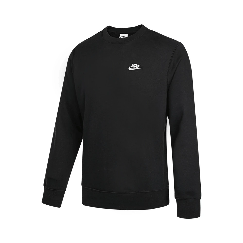 nike耐克男款卫衣NSW CLUB CRW BB针织时尚长袖套头衫BV2663-010