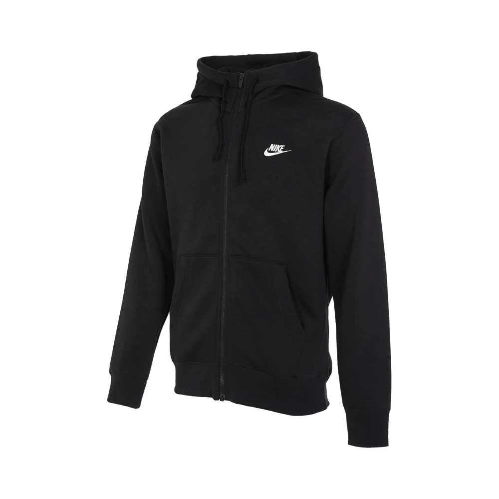 nike耐克男子AS M NSW CLUB HOODIE FZ BB针织外套BV2646-010